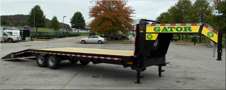 Gooseneck flat bed trailer for sale14k  Ashland County, Ohio